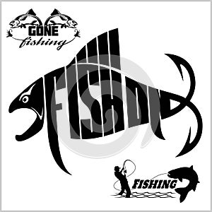 Fishing Logo - vector stock illustration