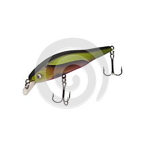 Fishing Lure Wobbler Popper with an two hooks