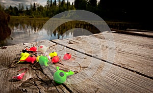 Fishing Lures on the Dock