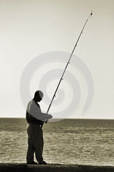Fishing man