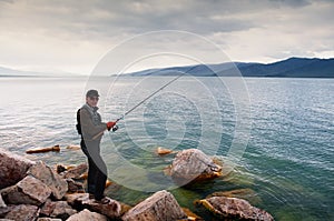 Fishing in Mongolia