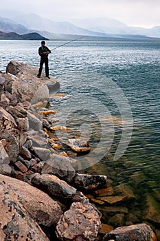 Fishing in Mongolia