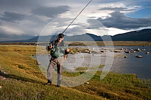 Fishing in Mongolia