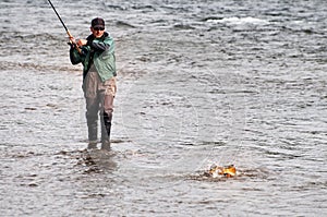 Fishing in the Mongolia
