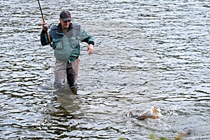 Fishing in the Mongolia