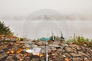 Fishing in the mysterious fog