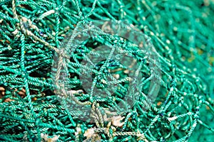 Fishing net background