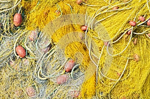 Fishing net background