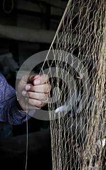 Fishing net paching