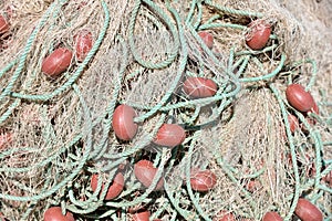 Fishing net. Sea fisheries.