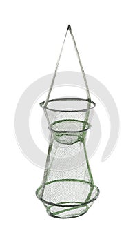 Fishing net on white background