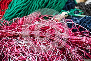 Fishing nets and floats