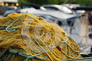 Fishing nets, Thassos island Greece