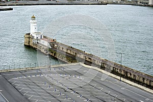 Fishing off the harbour wall Port of Getxo