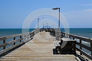 Fishing Pier Boardwalk Outer Banks North Carolina