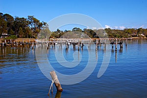 Fishing pier, Eagle Point, small town in Victoria, Australia