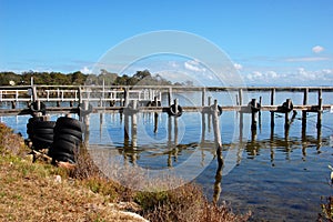 Fishing pier, Eagle Point, small town in Victoria, Australia