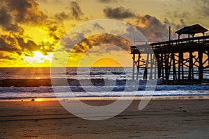 Fishing Pier at Fernandina Beach, Florida