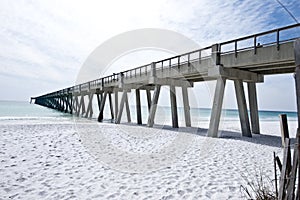 Fishing Pier in Florida in the Gulf of Mexico photo