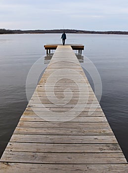 Fishing Pier in Hopewell City Park, VA