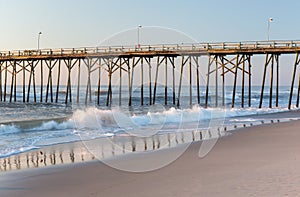 Fishing pier at Kure Beach, North Carolina