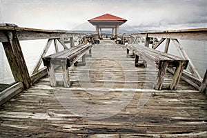 Fishing Pier at Lake Dardanelle