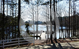 Fishing Pier in Mazarick Park, Fayetteville, NC