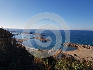 Ain taya beach in Algiers, Algeria
