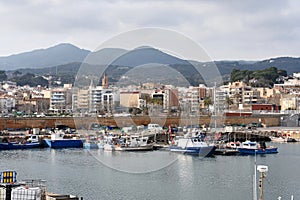 Fishing port of Arenys de Mar, El Maresme, photo