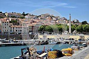 Fishing port of Port-Vendres in France