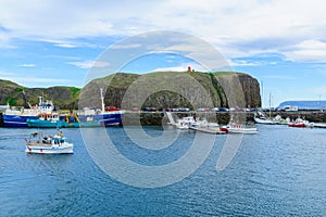 The fishing port, in Stykkisholmur