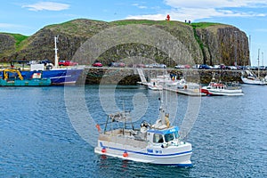 The fishing port, in Stykkisholmur