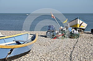 Fishing port of Yport in France