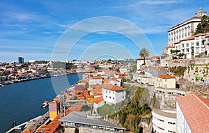 Fishing quarter Ribeira in the city of Porto