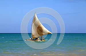 Fishing raft Maceio Alagoas Brazil