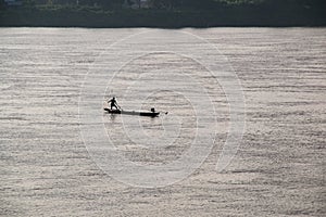 Fishing in the river