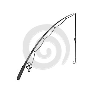 Fishing rod - Illustration