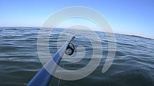 Fishing Rod Over Water
