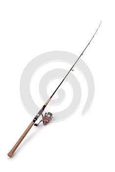 Fishing rod with a reel