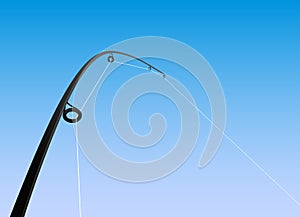 Fishing rod vector