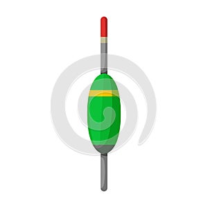 Fishing rod vector icon.Cartoon vector icon isolated on white background fishing rod.