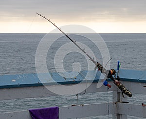 Fishing on the San Clemente Pier