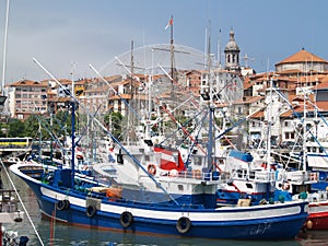 Fishing ships