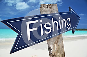 FISHING sign