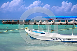 Fishing and snorkeling boat