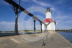 Fishing by St. Joseph Lighthouse