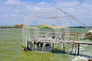 Fishing stage