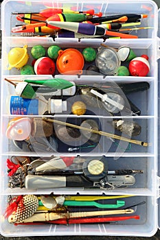 Fishing tackle box for recreation