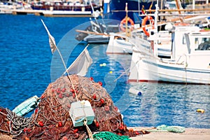 Fishing tackle in Formentera Mediterranean islands