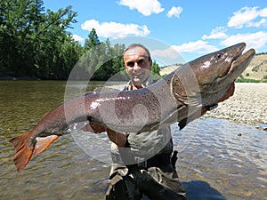 Fishing - taimen fish